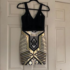 Art Deco Mini Dress